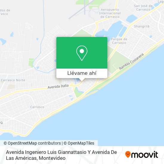 Mapa de Avenida Ingeniero Luis Giannattasio Y Avenida De Las Américas