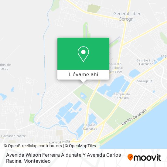 Mapa de Avenida Wilson Ferreira Aldunate Y Avenida Carlos Racine