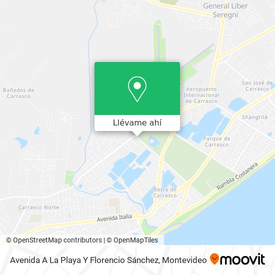 Mapa de Avenida A La Playa Y Florencio Sánchez