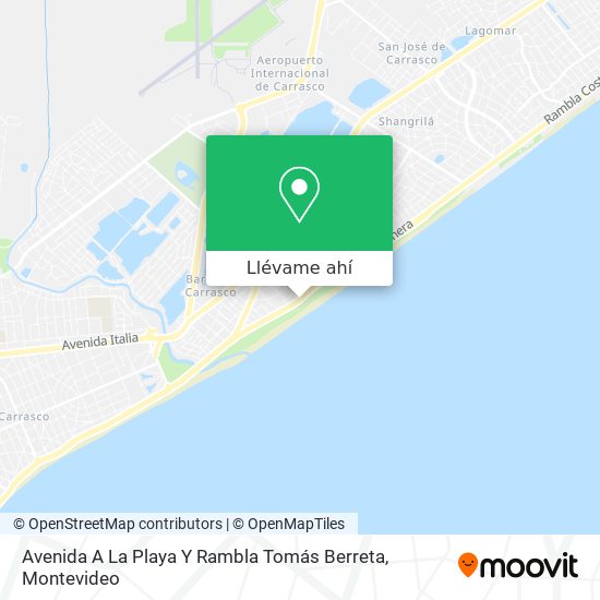 Mapa de Avenida A La Playa Y Rambla Tomás Berreta