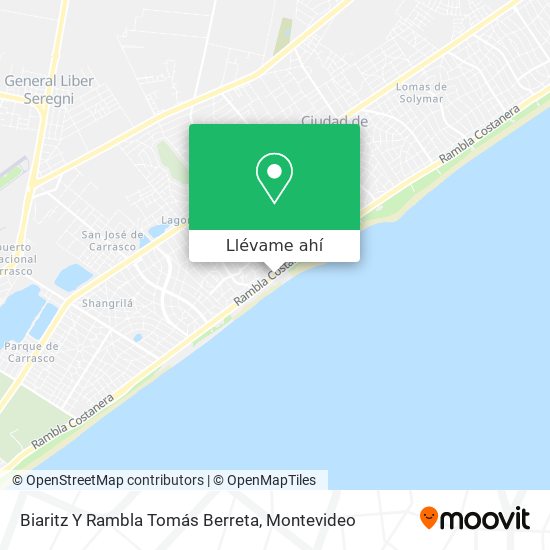 Mapa de Biaritz Y Rambla Tomás Berreta