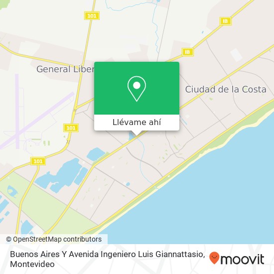 Mapa de Buenos Aires Y Avenida Ingeniero Luis Giannattasio