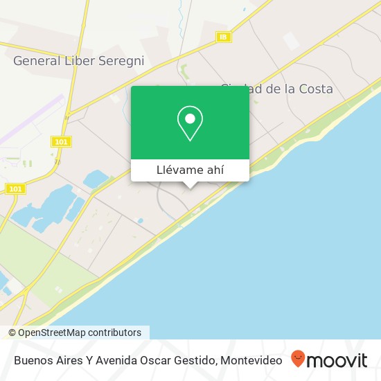 Mapa de Buenos Aires Y Avenida Oscar Gestido