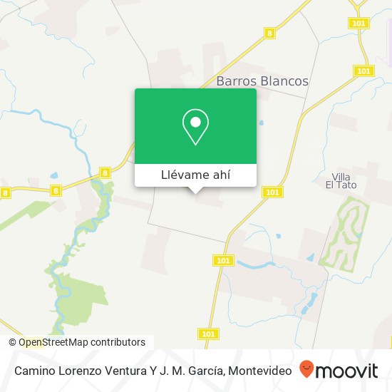 Mapa de Camino Lorenzo Ventura Y J. M. García