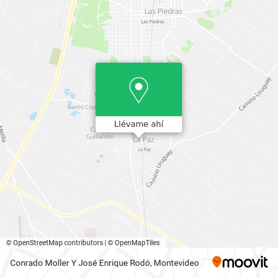 Mapa de Conrado Moller Y José Enrique Rodó
