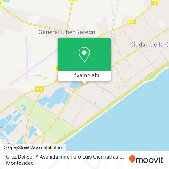 Mapa de Cruz Del Sur Y Avenida Ingeniero Luis Giannattasio