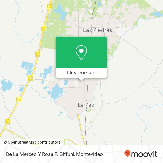 Mapa de De La Merced Y Rosa P. Giffuni