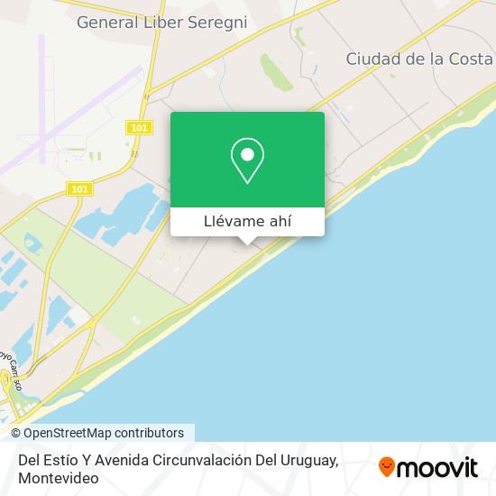 Mapa de Del Estío Y Avenida Circunvalación Del Uruguay