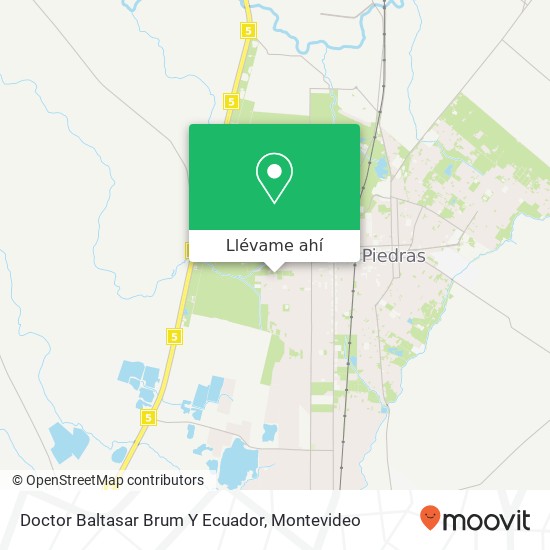 Mapa de Doctor Baltasar Brum Y Ecuador