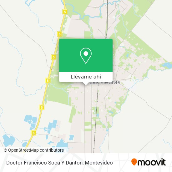 Mapa de Doctor Francisco Soca Y Danton