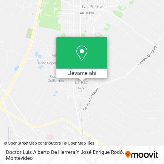Mapa de Doctor Luis Alberto De Herrera Y José Enrique Rodó