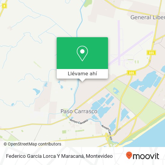 Mapa de Federico García Lorca Y Maracaná