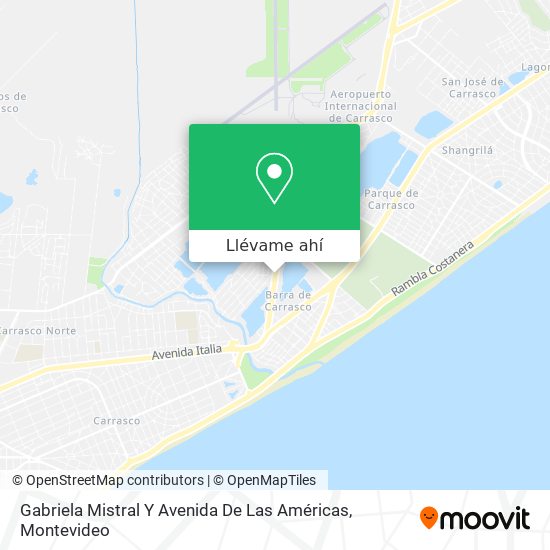 Mapa de Gabriela Mistral Y Avenida De Las Américas