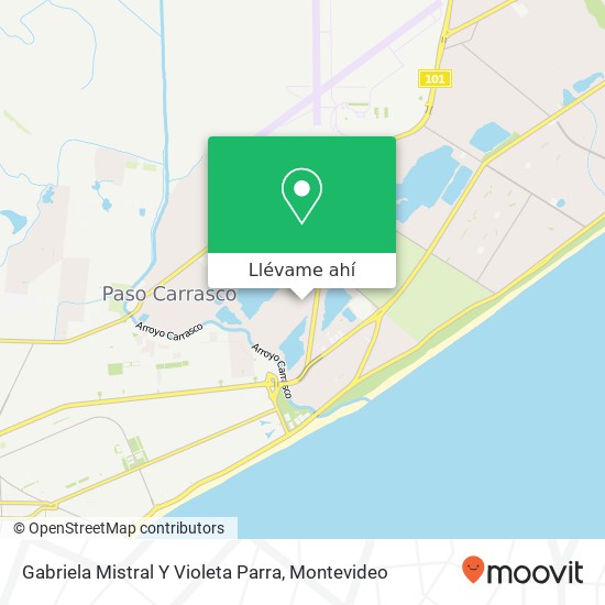 Mapa de Gabriela Mistral Y Violeta Parra