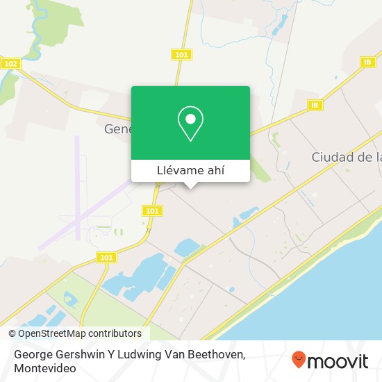 Mapa de George Gershwin Y Ludwing Van Beethoven