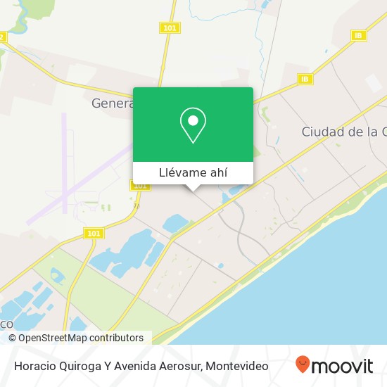 Mapa de Horacio Quiroga Y Avenida Aerosur