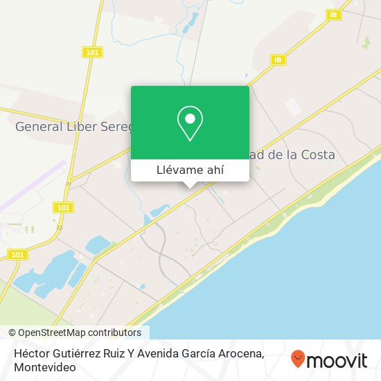 Mapa de Héctor Gutiérrez Ruiz Y Avenida García Arocena