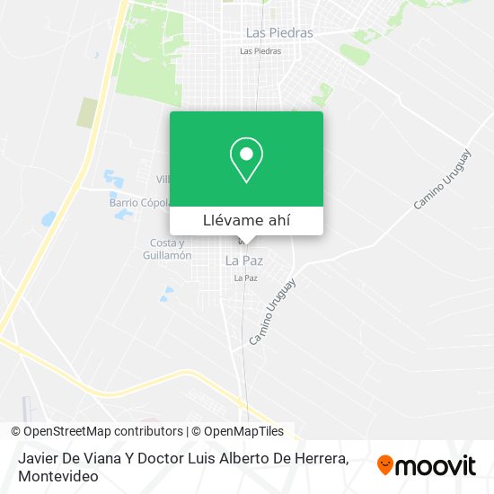 Mapa de Javier De Viana Y Doctor Luis Alberto De Herrera