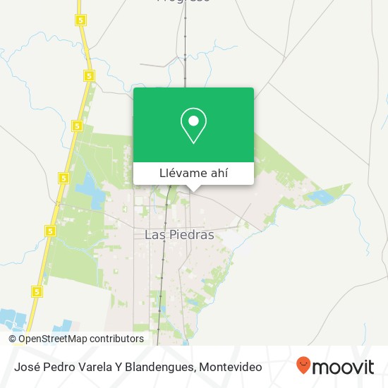Mapa de José Pedro Varela Y Blandengues
