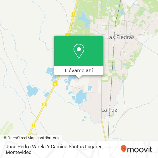 Mapa de José Pedro Varela Y Camino Santos Lugares