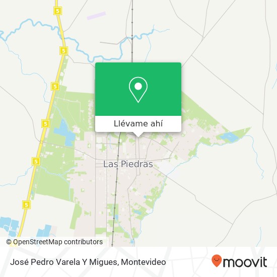 Mapa de José Pedro Varela Y Migues