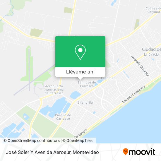 Mapa de José Soler Y Avenida Aerosur