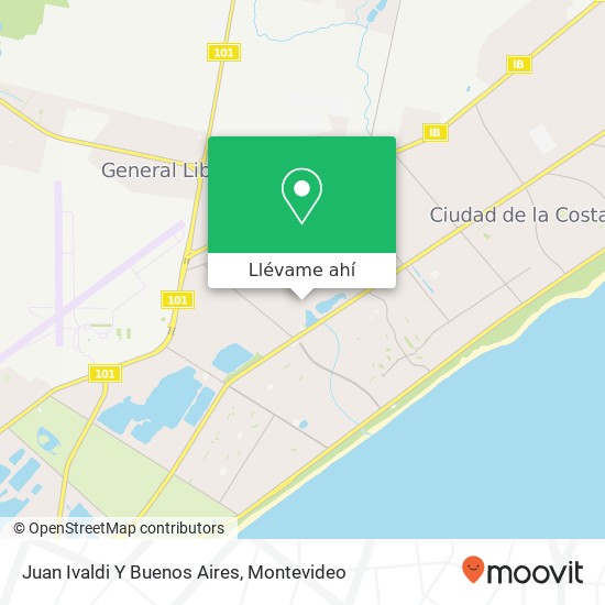 Mapa de Juan Ivaldi Y Buenos Aires
