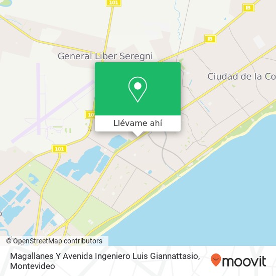 Mapa de Magallanes Y Avenida Ingeniero Luis Giannattasio