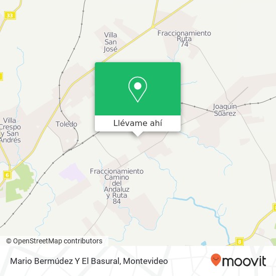 Mapa de Mario Bermúdez Y El Basural
