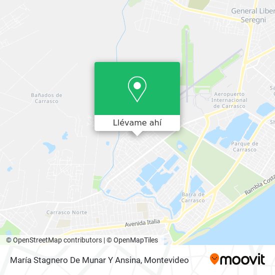 Mapa de María Stagnero De Munar Y Ansina