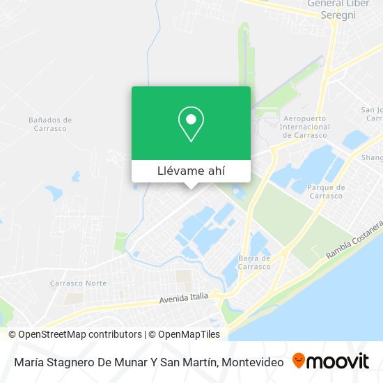Mapa de María Stagnero De Munar Y San Martín