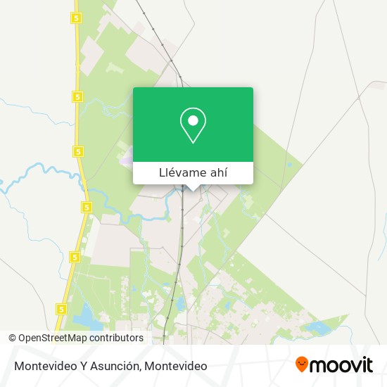 Mapa de Montevideo Y Asunción