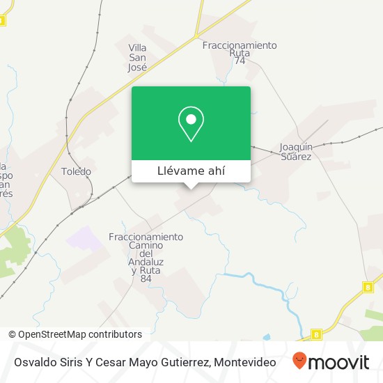 Mapa de Osvaldo Siris Y Cesar Mayo Gutierrez