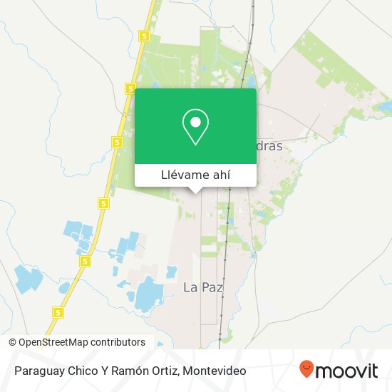 Mapa de Paraguay Chico Y Ramón Ortiz