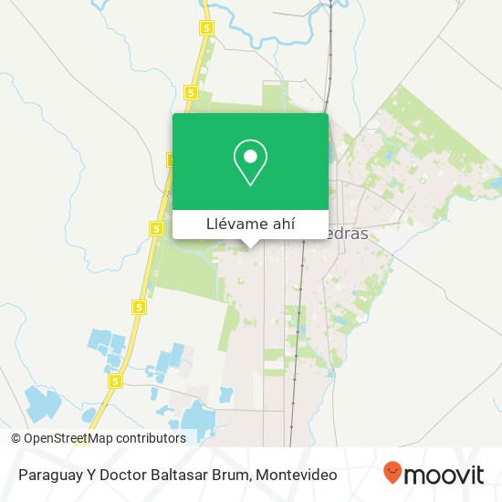 Mapa de Paraguay Y Doctor Baltasar Brum
