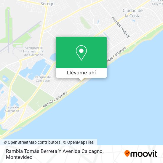 Mapa de Rambla Tomás Berreta Y Avenida Calcagno