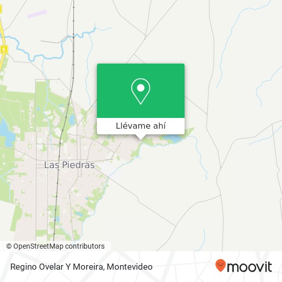 Mapa de Regino Ovelar Y Moreira