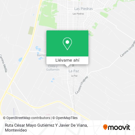 Mapa de Ruta César Mayo Gutiérrez Y Javier De Viana