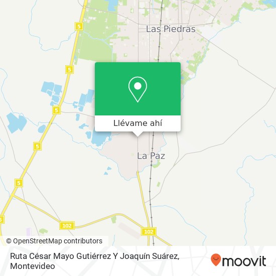 Mapa de Ruta César Mayo Gutiérrez Y Joaquín Suárez