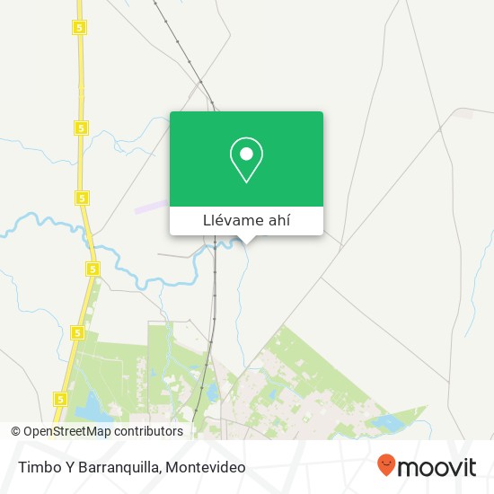 Mapa de Timbo Y Barranquilla