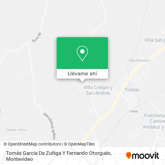 Mapa de Tomás García De Zuñiga Y Fernando Otorgués