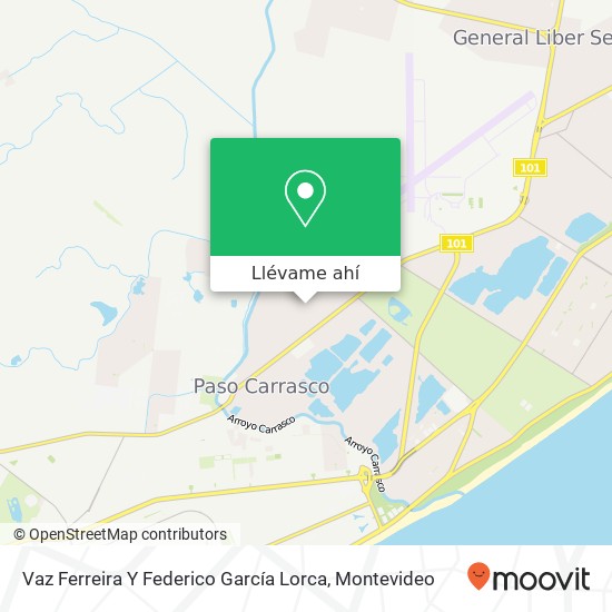Mapa de Vaz Ferreira Y Federico García Lorca