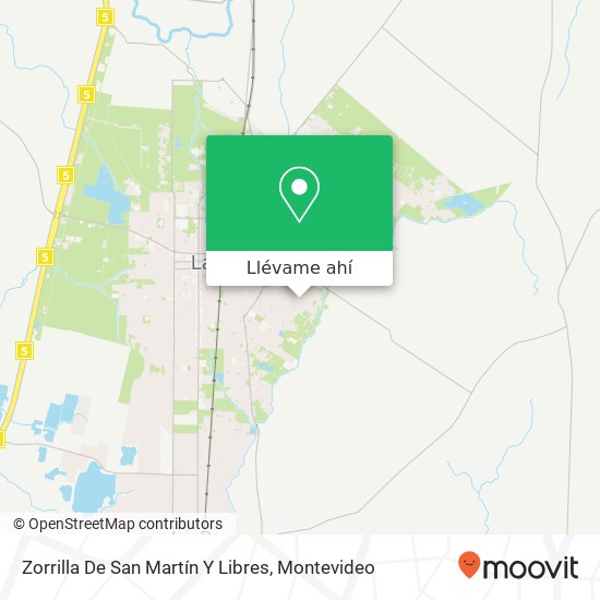 Mapa de Zorrilla De San Martín Y Libres