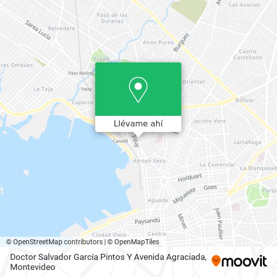 Mapa de Doctor Salvador García Pintos Y Avenida Agraciada