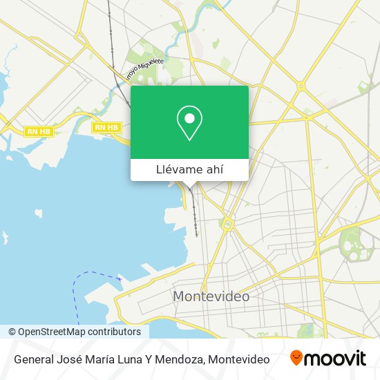 Mapa de General José María Luna Y Mendoza