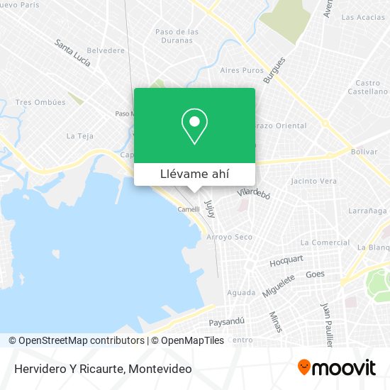 Mapa de Hervidero Y Ricaurte