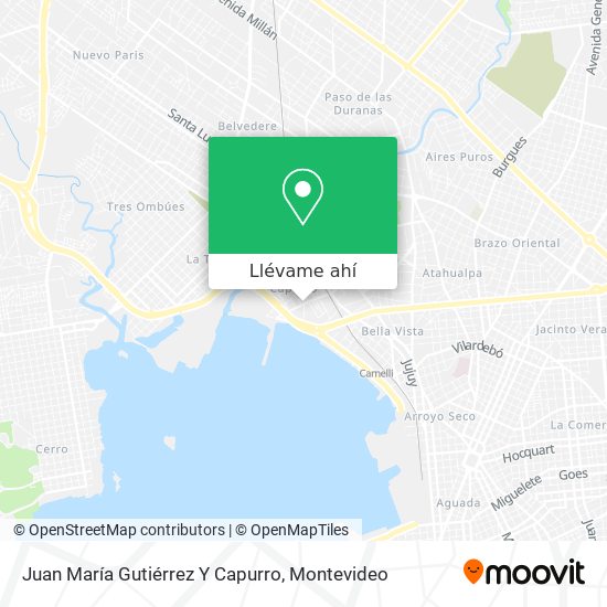 Mapa de Juan María Gutiérrez Y Capurro