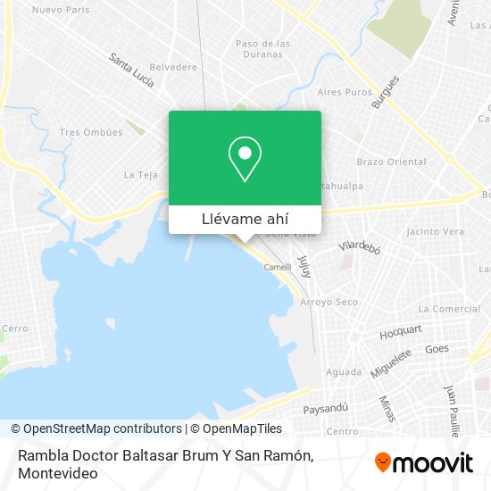 Mapa de Rambla Doctor Baltasar Brum Y San Ramón