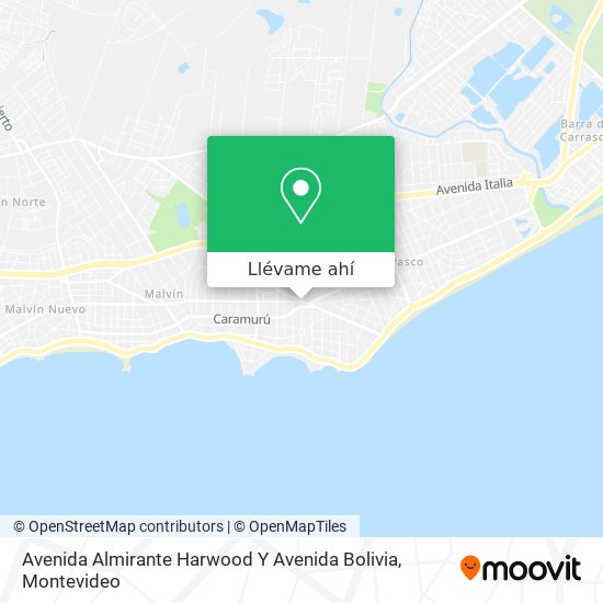 Mapa de Avenida Almirante Harwood Y Avenida Bolivia