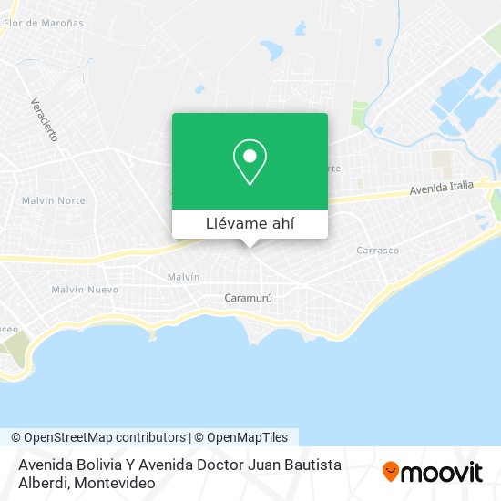 Mapa de Avenida Bolivia Y Avenida Doctor Juan Bautista Alberdi